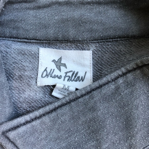 Others Follow Jackets & Coats Others Follow Gray Double Breast Moto